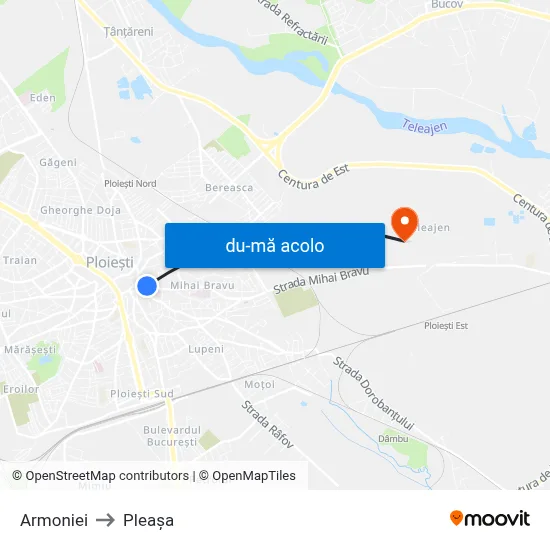 Harta de Armoniei către Pleașa
