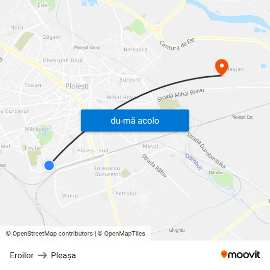 Harta de Eroilor către Pleașa