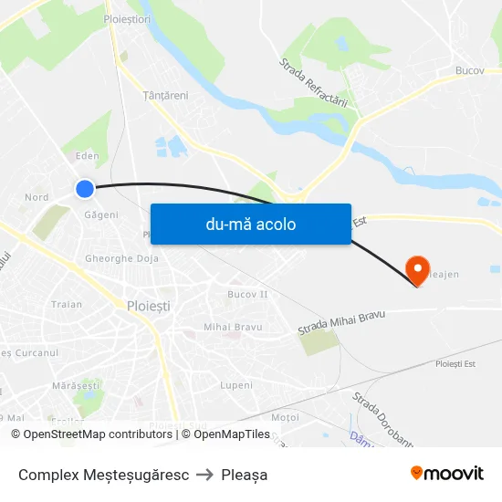 Harta de Complex Meșteșugăresc către Pleașa