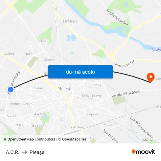 Harta de A.C.R. către Pleașa