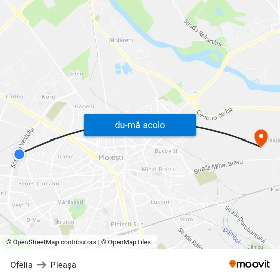 Harta de Ofelia către Pleașa