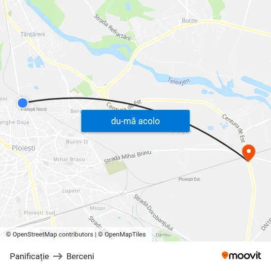Harta de Panificație către Berceni
