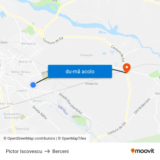 Harta de Pictor Iscovescu către Berceni