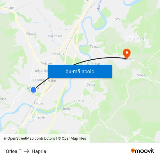 Harta de Orlea T către Hăpria