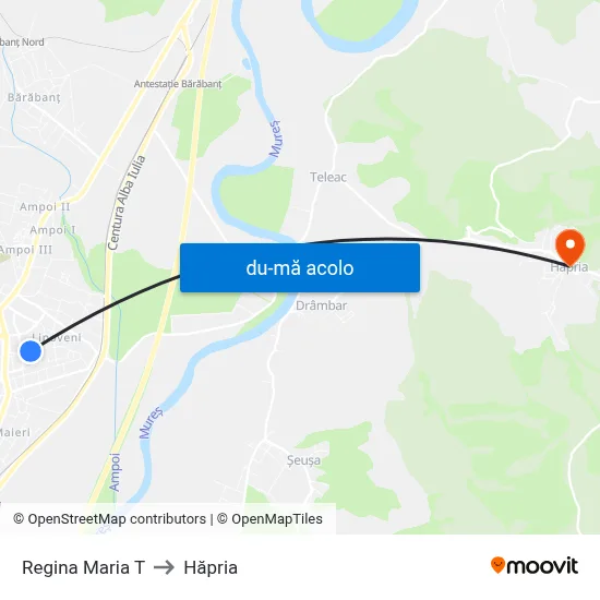 Harta de Regina Maria T către Hăpria