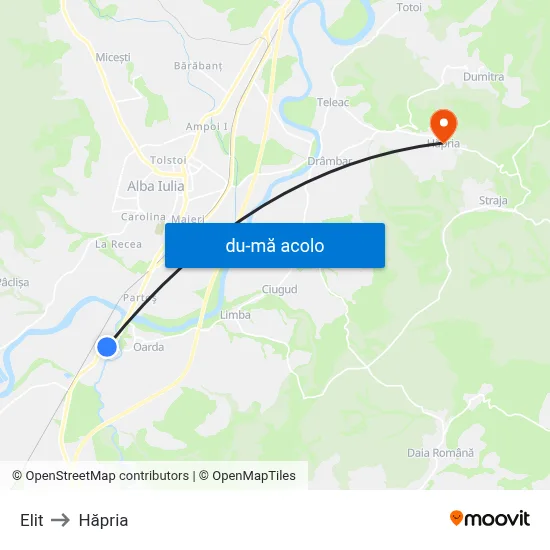 Harta de Elit către Hăpria