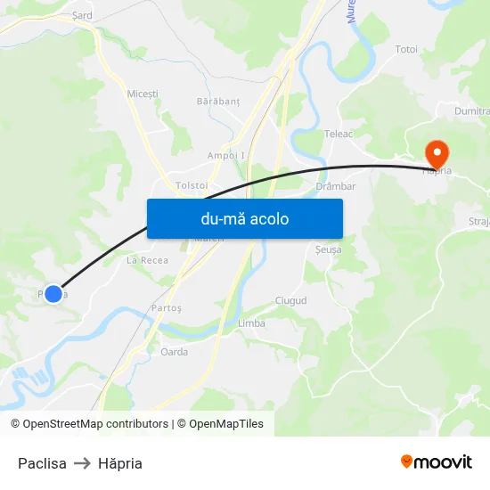 Harta de Paclisa către Hăpria