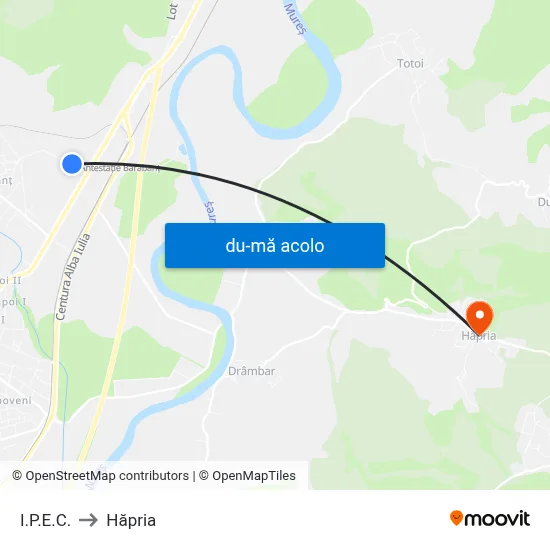 Harta de I.P.E.C. către Hăpria