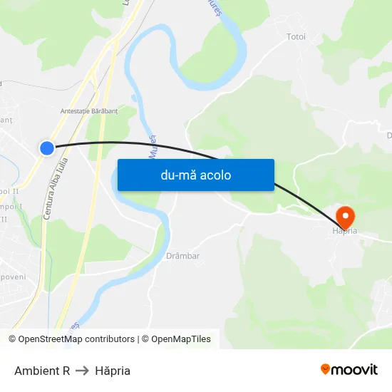 Harta de Ambient R către Hăpria