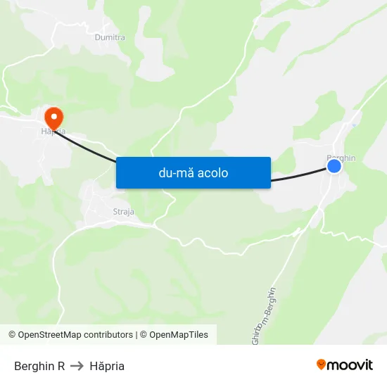 Harta de Berghin R către Hăpria