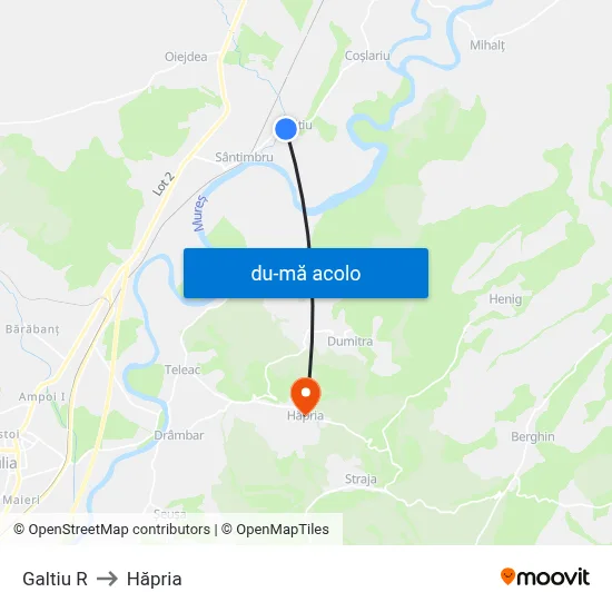 Harta de Galtiu R către Hăpria