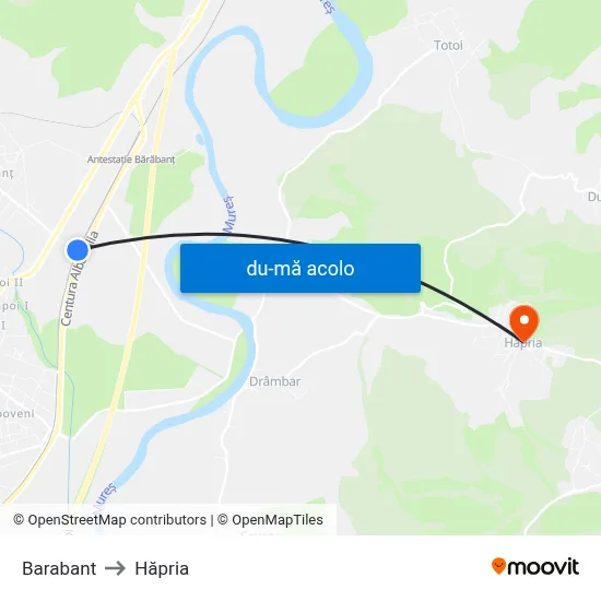 Harta de Barabant către Hăpria