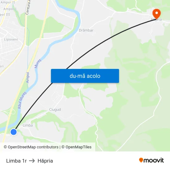 Harta de Limba 1r către Hăpria