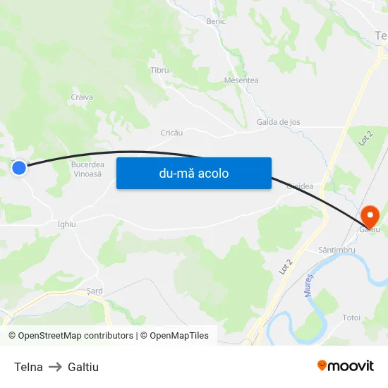 Harta de Telna către Galtiu