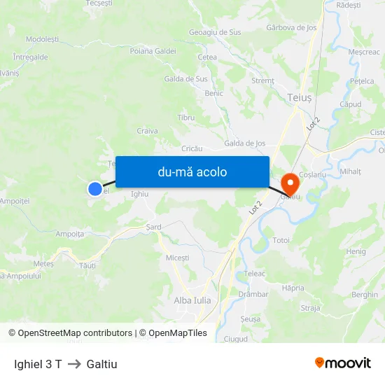 Harta de Ighiel 3 T către Galtiu