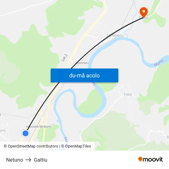 Harta de Netuno către Galtiu