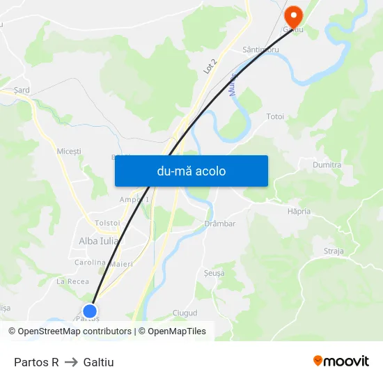 Harta de Partos R către Galtiu