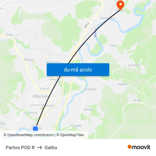 Harta de Partos POD R către Galtiu