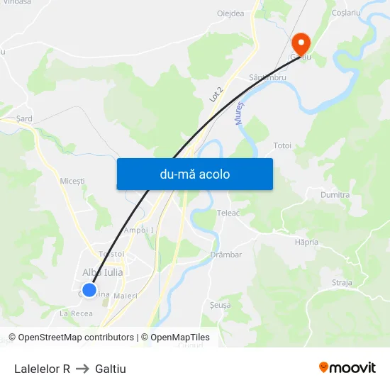 Harta de Lalelelor R către Galtiu