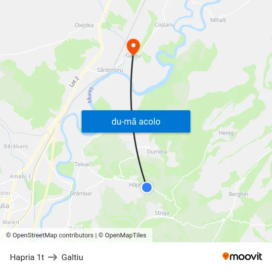 Harta de Hapria 1 T către Galtiu
