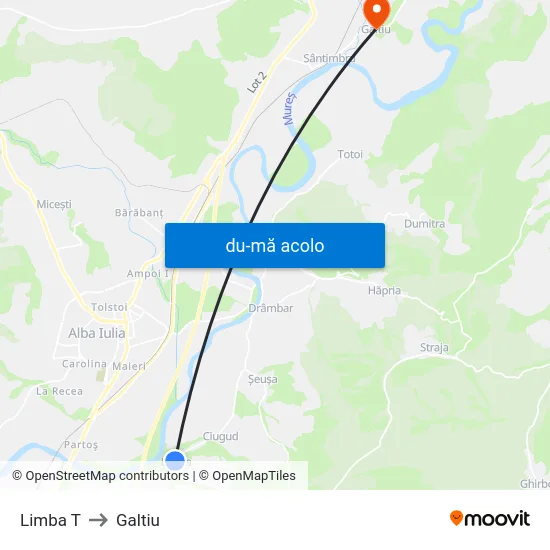 Harta de Limba T către Galtiu