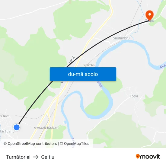 Harta de Turnătoriei către Galtiu