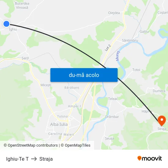 Harta de Ighiu-Te T către Straja