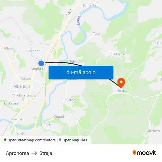 Harta de Aprohorea către Straja