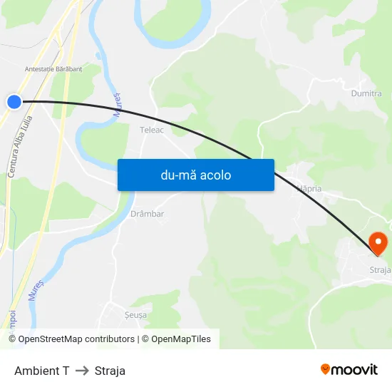 Harta de Ambient T către Straja