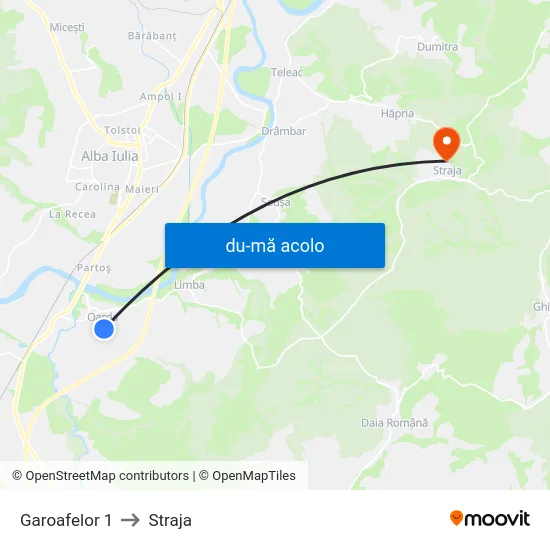 Harta de Garoafelor 1 către Straja