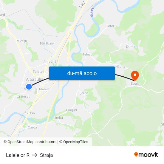 Harta de Lalelelor R către Straja