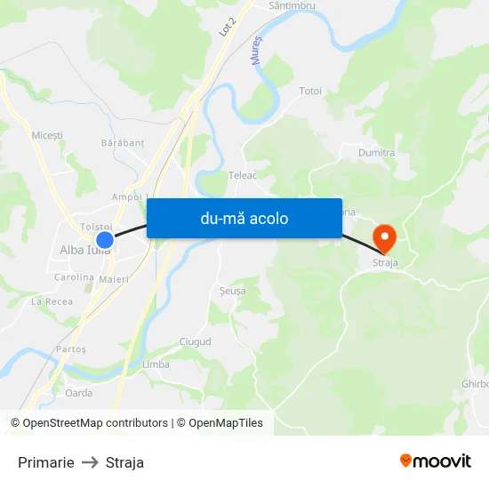 Harta de Primarie către Straja