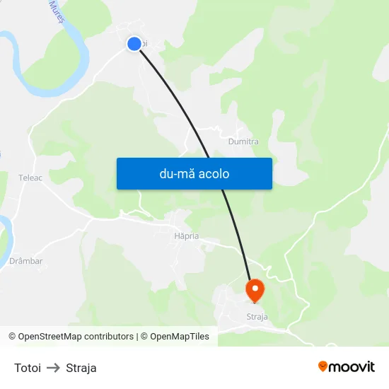 Harta de Totoi către Straja