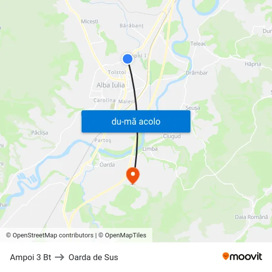 Harta de Ampoi 3 Bt către Oarda de Sus