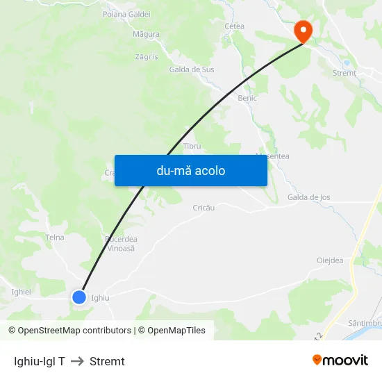 Harta de Ighiu-Igl T către Stremt