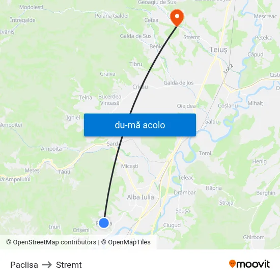 Harta de Paclisa către Stremt