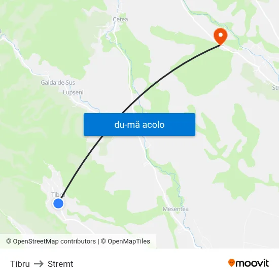 Harta de Tibru către Stremt