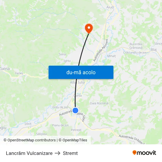 Harta de Lancrăm Vulcanizare către Stremt