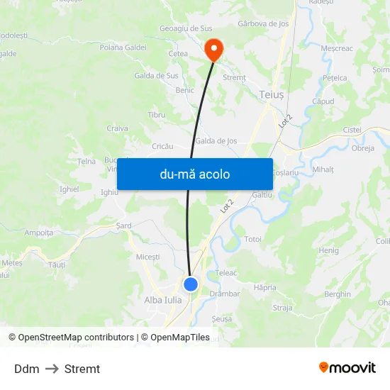 Harta de Ddm către Stremt