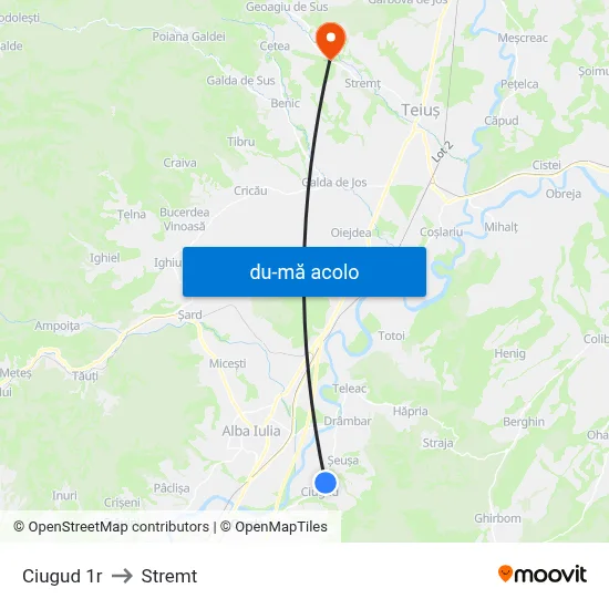 Harta de Ciugud 1r către Stremt