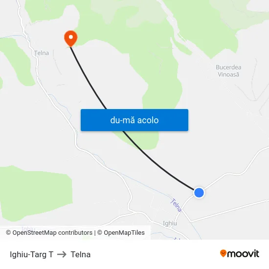 Harta de Ighiu-Targ T către Telna