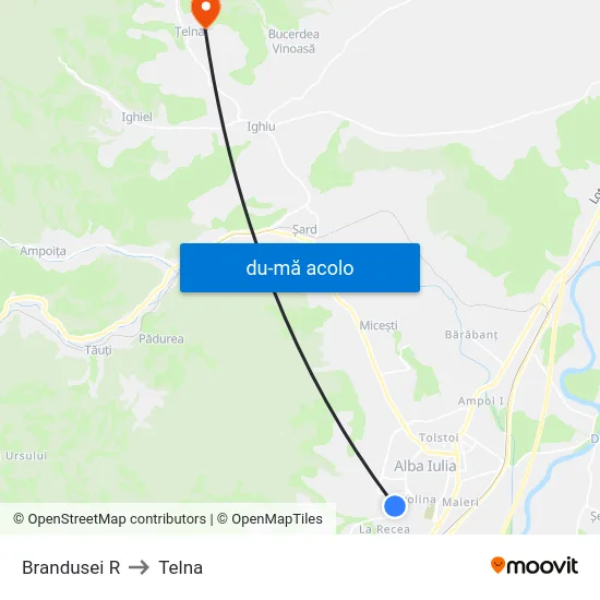 Harta de Brandusei R către Telna