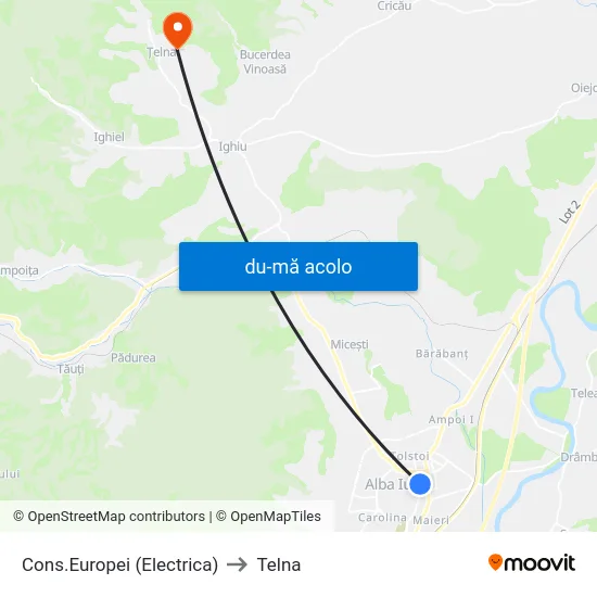 Harta de Cons.Europei (Electrica) către Telna
