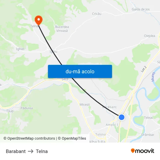 Harta de Barabant către Telna