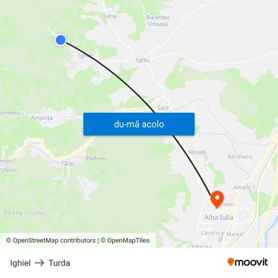 Harta de Ighiel către Turda