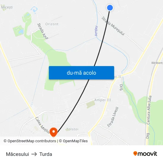Harta de Măcesului către Turda