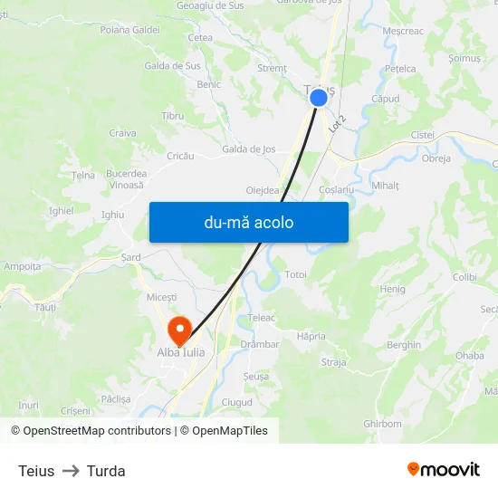 Harta de Teius către Turda