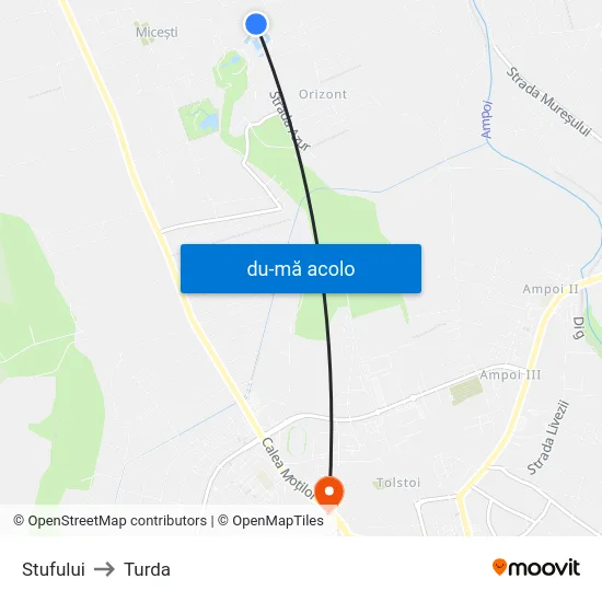 Harta de Stufului către Turda