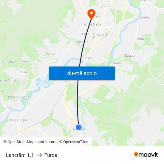 Harta de Lancrăm 1.1 către Turda