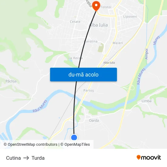 Harta de Cutina către Turda